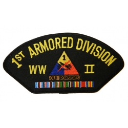 1st Armored Division WWII Hat Patch