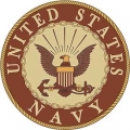 PATCH-USN LOGO (DESERT) (3") PATCH-USN LOGO (DESERT) (3")
