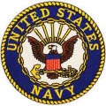 PATCH-USN LOGO (03) (YLW TXT) (3") PATCH-USN LOGO (03) (YLW TXT) (3")
