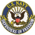 PATCH-USN, DEFENDERS OF FREEDOM (3-1/2") PATCH-USN, DEFENDERS OF FREEDOM (3-1/2")
