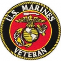 PATCH-USMC LOGO, VETERAN (3") PATCH-USMC LOGO, VETERAN (3")