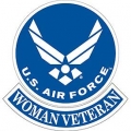 PATCH-USAF WOMAN VET (3-5/8") PATCH-USAF WOMAN VET (3-5/8")