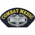 PATCH-ARMY,HAT,COMBAT MED (3"X5-1/4") - WITH THE OPTION TO ADD TO A HAT PATCH-ARMY,HAT,COMBAT MED (3"X5-1/4") - WITH THE OPTION TO ADD TO A HAT