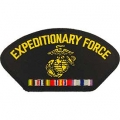 PATCH-USMC,HAT,EXPEDITION (3"X5-1/4") - WITH THE OPTION TO HAVE IT ADDED TO A HAT PATCH-USMC,HAT,EXPEDITION (3"X5-1/4") - WITH THE OPTION TO HAVE IT ADDED TO A HAT