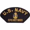 PATCH-USN, CPO, RETIRED PATCH-USN, CPO, RETIRED